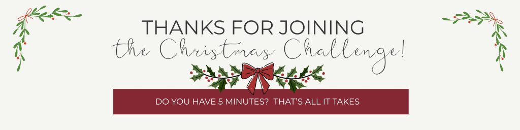 Christmas Challenge Banner 4